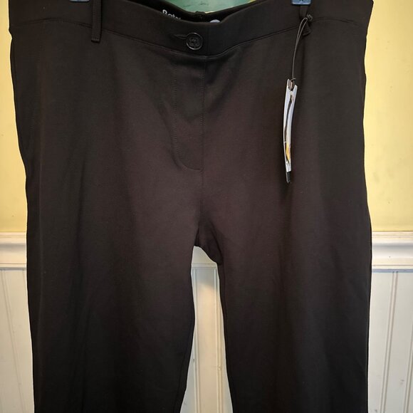 Betabrand 2XL Black pants stretch fabric NWT trousers pockets - Picture 6 of 8